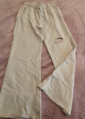 Beyaz Midi Kadın Kot Pantolon - Görsel 5