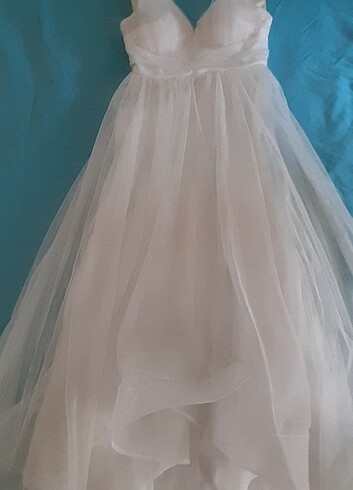 Nikah icin beyaz abiye