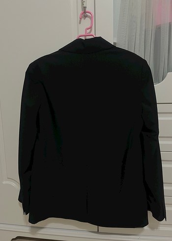 Siyah Kadın Ofis Blazer Ceket - Görsel 4