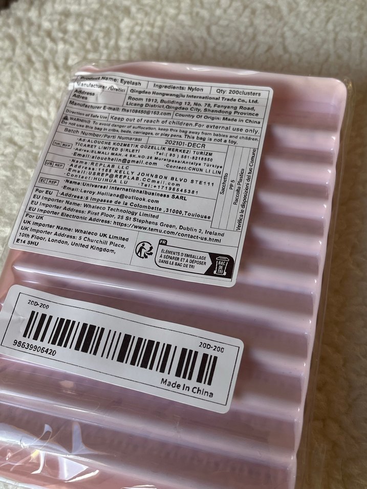 Temu takma kırpık 20D-200adet - Görsel 3