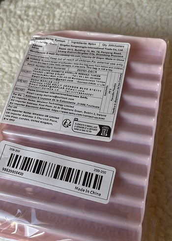 TEMU takma kirpik 20D-200 tane - Görsel 3