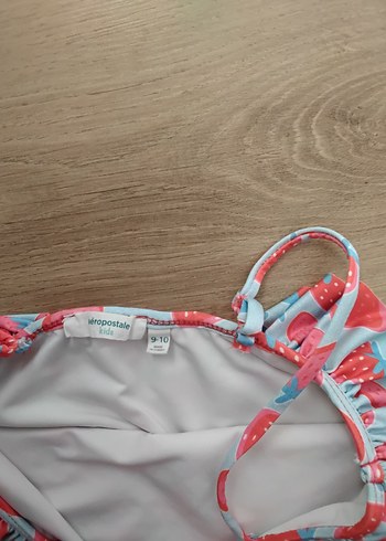 7 Yaş Beden kırmızı Renk Çok Renkli Kız Çocuk Mayo Strappy Askılı
