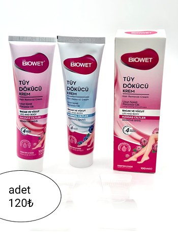 Biowet Tüy Dökücü Krem 100 ml Hassas Ciltler
