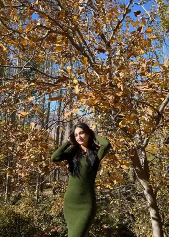 Midi triko elbise - Görsel 3