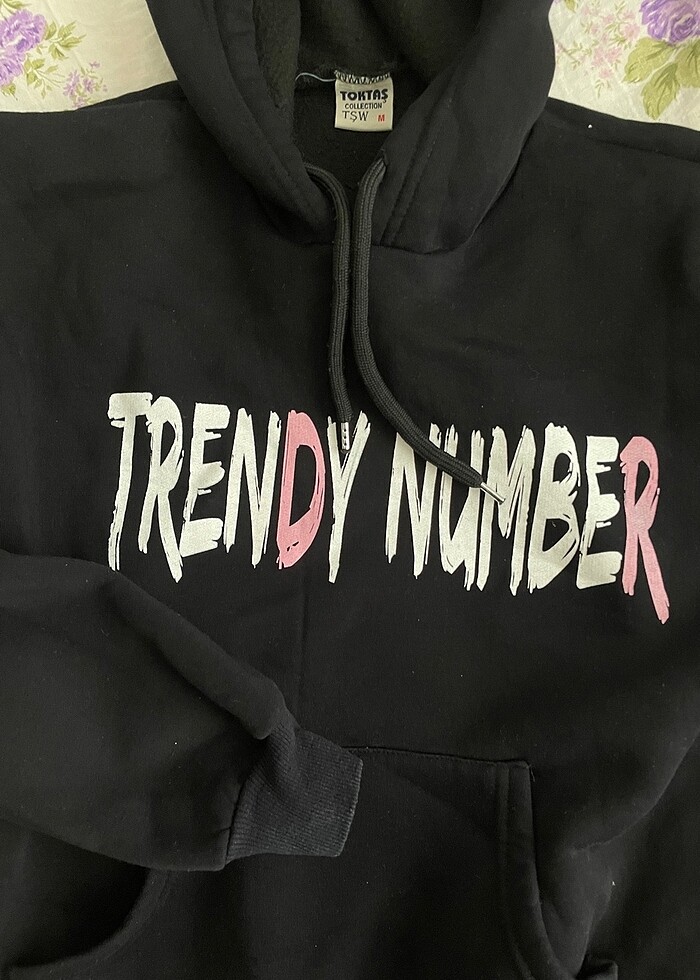 Kapşonlu yünlü sweat - Görsel 2