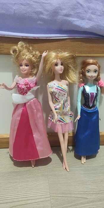 Barbie Barbie , Elsa , Anna bebek