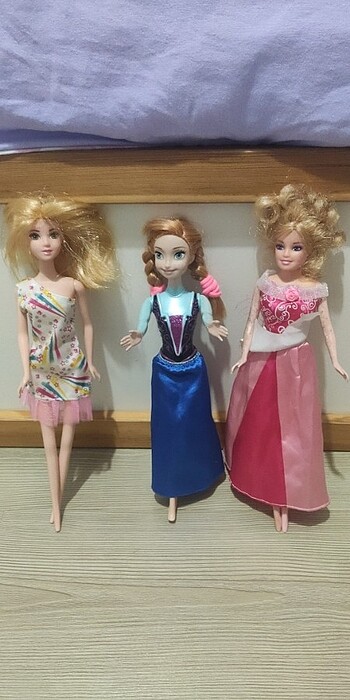  Beden Barbie , Elsa , Anna bebek