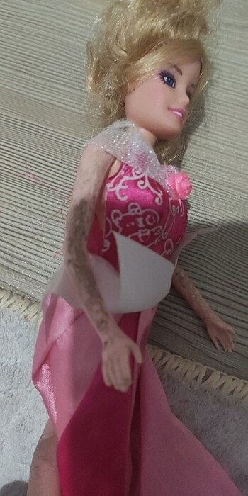 Beden Renk Barbie , Elsa , Anna bebek