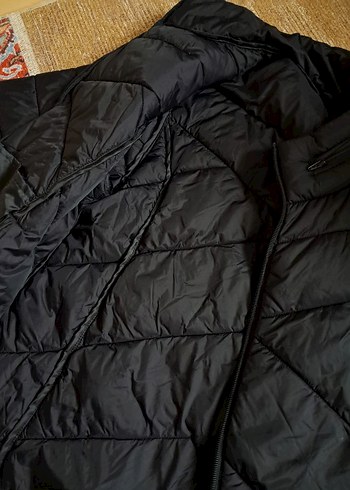 Siyah kadın mont - Görsel 2