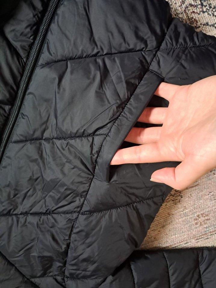 Siyah kadın mont - Görsel 4