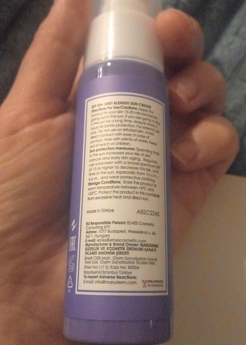 Maru.derm SPF50+ Leke Karşıtı Güneş Kremi - Görsel 2