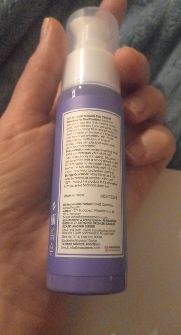 Maru.derm SPF50+ Leke Karşıtı Güneş Kremi - Görsel 2