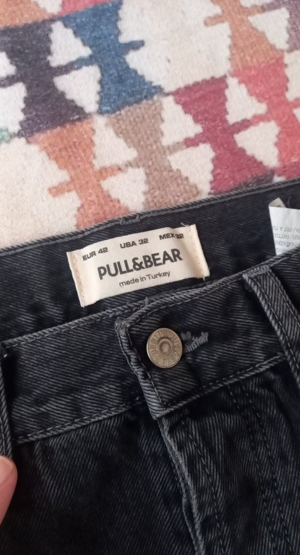 Pull&Bear Erkek Koyu Denim Pantolon - Görsel 3