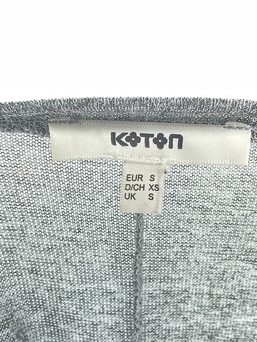 s Beden gri Renk Koton Kazak / Triko %70 İndirimli.