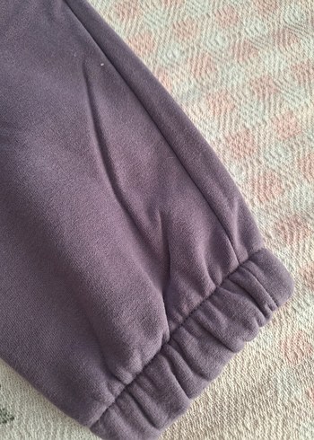 Lila Rahat Kesim Kadın Eşofman Altı - Görsel 4