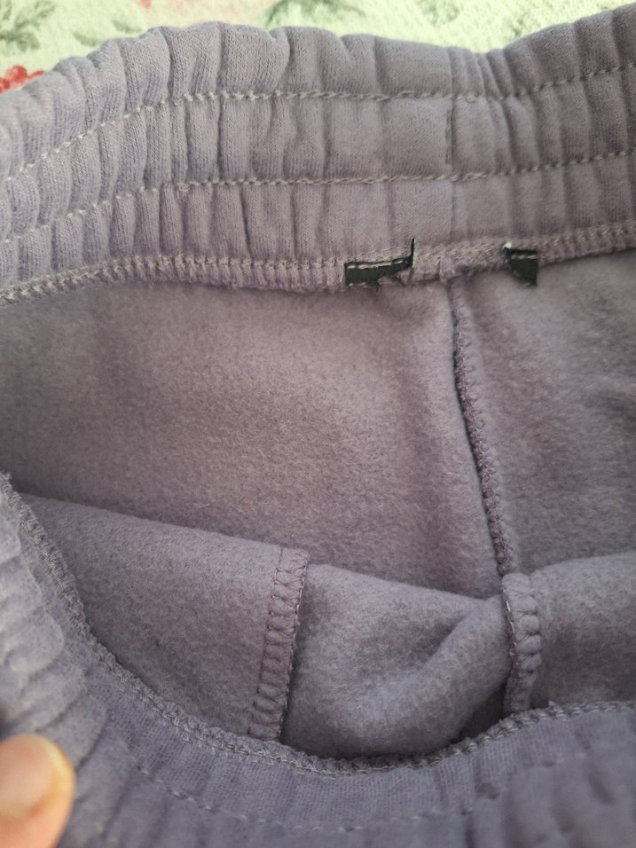 Lila Rahat Kesim Kadın Eşofman Altı - Görsel 3