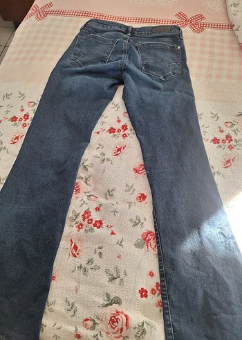 Kadın Lacivert ispanyol paça pantolon - Görsel 4