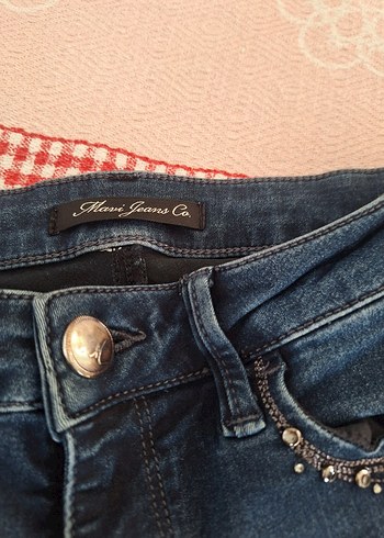 Kadın Lacivert ispanyol paça pantolon - Görsel 5