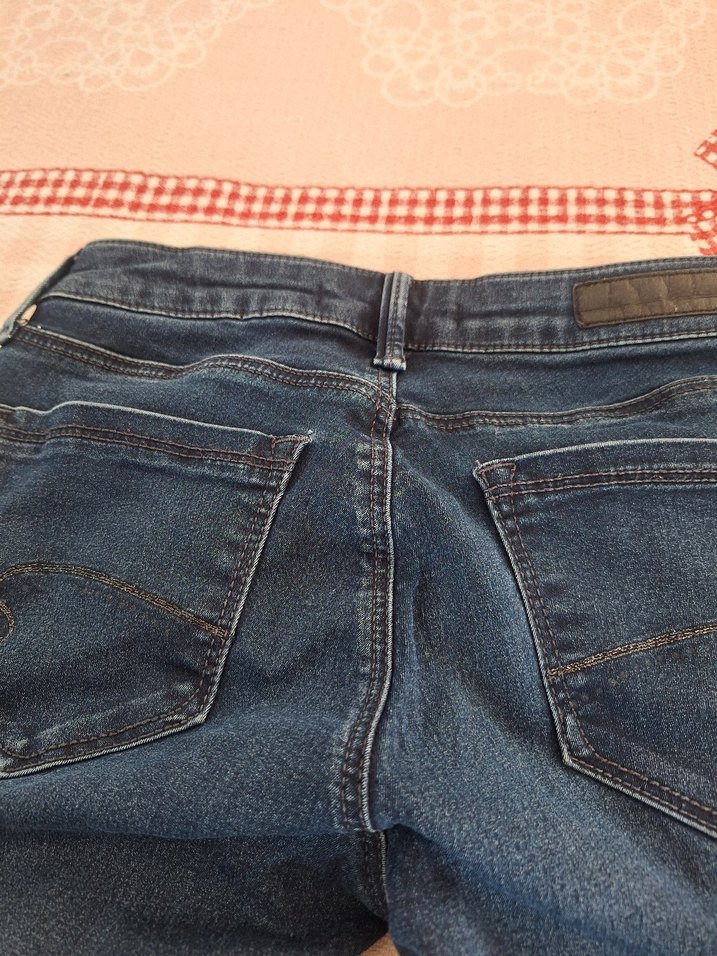 Kadın Lacivert ispanyol paça pantolon - Görsel 3