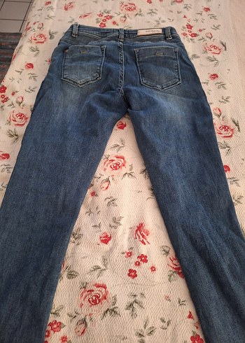 Kadın Mavi Denim Regular Fit Jean - Görsel 4