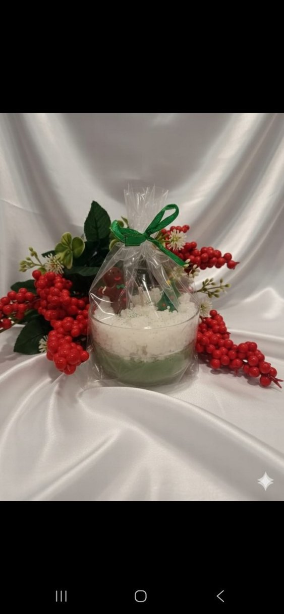 Renkli Kırmızı Mum ve Mumluk Seti - Görsel 2