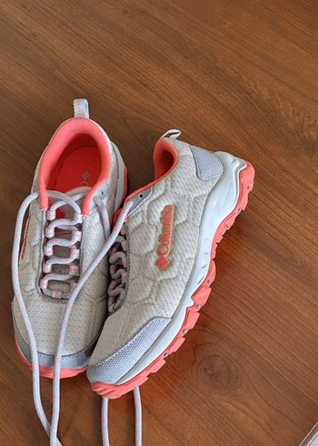 Kadın Beyaz Gri columbia spor ayakkabı - Görsel 2