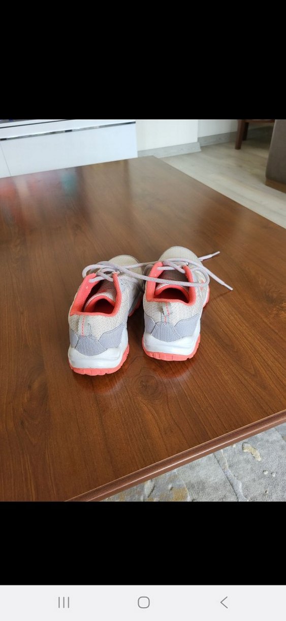 Kadın Beyaz Gri columbia spor ayakkabı - Görsel 4