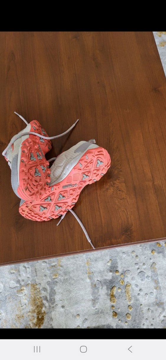 Kadın Beyaz Gri columbia spor ayakkabı - Görsel 3