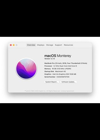 Gri Apple MacBook Dizüstü Bilgisayar - Görsel 3