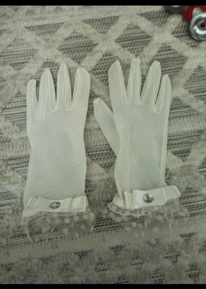Gelin Ayakkabısi ve eldiven - Görsel 3