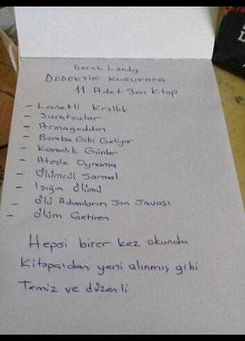  Beden Dedektif kurukafa kitap seti