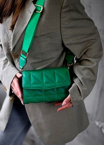 Kadın ayarlanabilir askılı günlük omuz çantası 