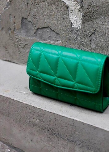  Beden yeşil Renk Kadın ayarlanabilir askılı günlük omuz çantası 