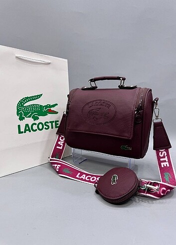 Beden çeşitli Renk Lacoste #TREND #MODA #KADIN #ÇANTA #CÜZDAN