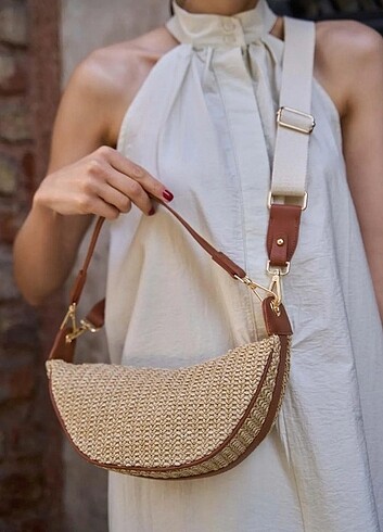Zara Hasır çanta #TREND #MODA #KADIN #ÇANTA #CÜZDAN