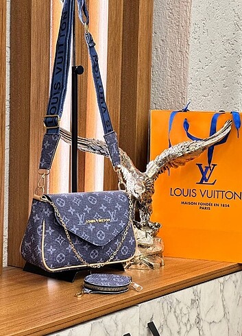 Louis Vuitton denim çanta yeni sezon 