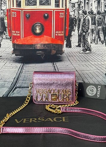 Versace mini çanta Gold gümüş pembe 