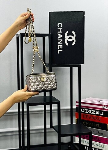 Chanel Chanel vanity lambskin bag a++ kalite