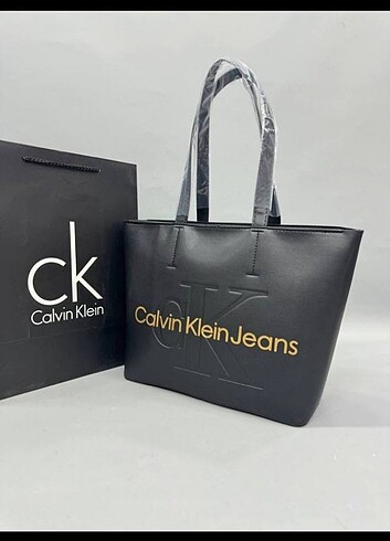 Beden siyah Renk Calvin Klein kol çantası