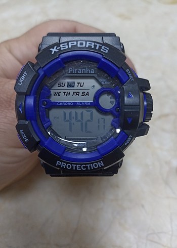 Piranha Mavi Dijital Erkek Spor Saati