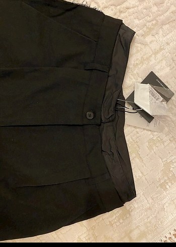 Twist Twist Siyah Kemerli Kumaş Pantolon