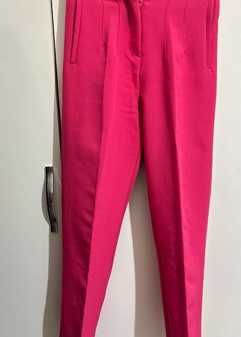 Pembe Kadın Kumaş Pantolon