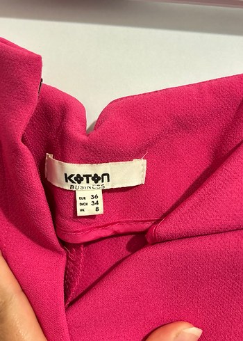 Koton Pembe Kadın Kumaş Pantolon