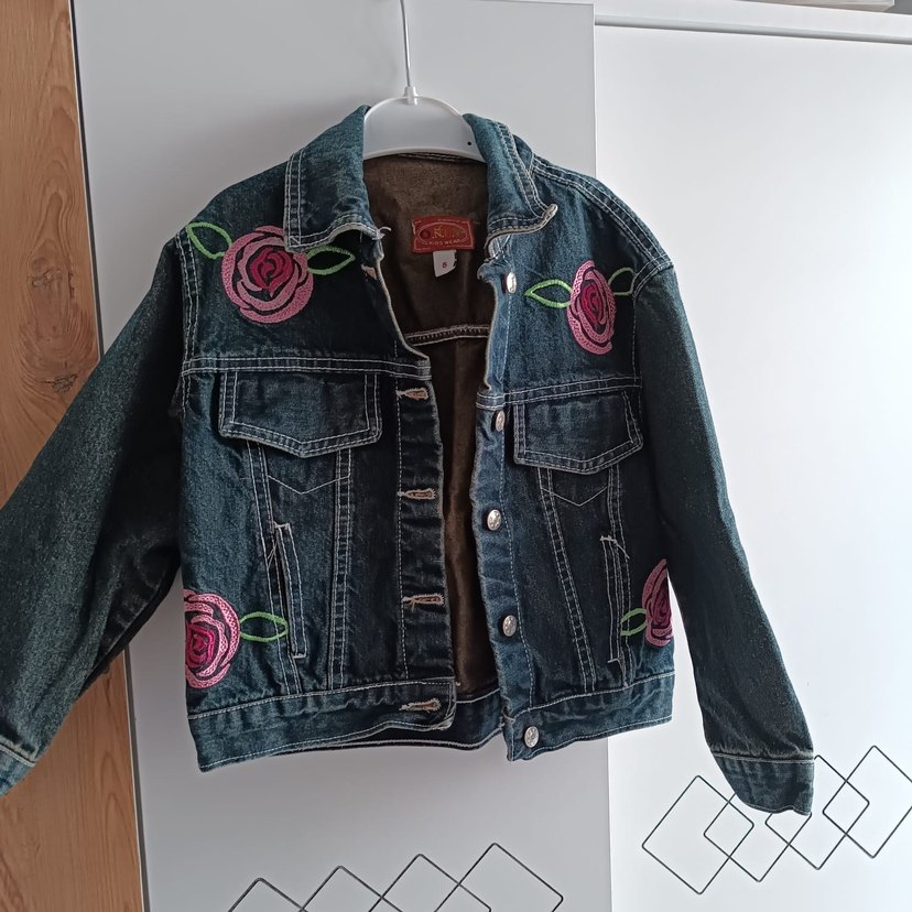 ONLY KİDS-NAKIŞLI JEAN CEKET-9Y - Görsel 3