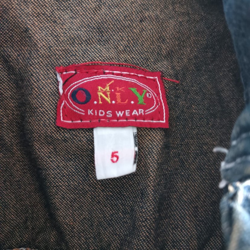 ONLY KİDS-NAKIŞLI JEAN CEKET-9Y - Görsel 4