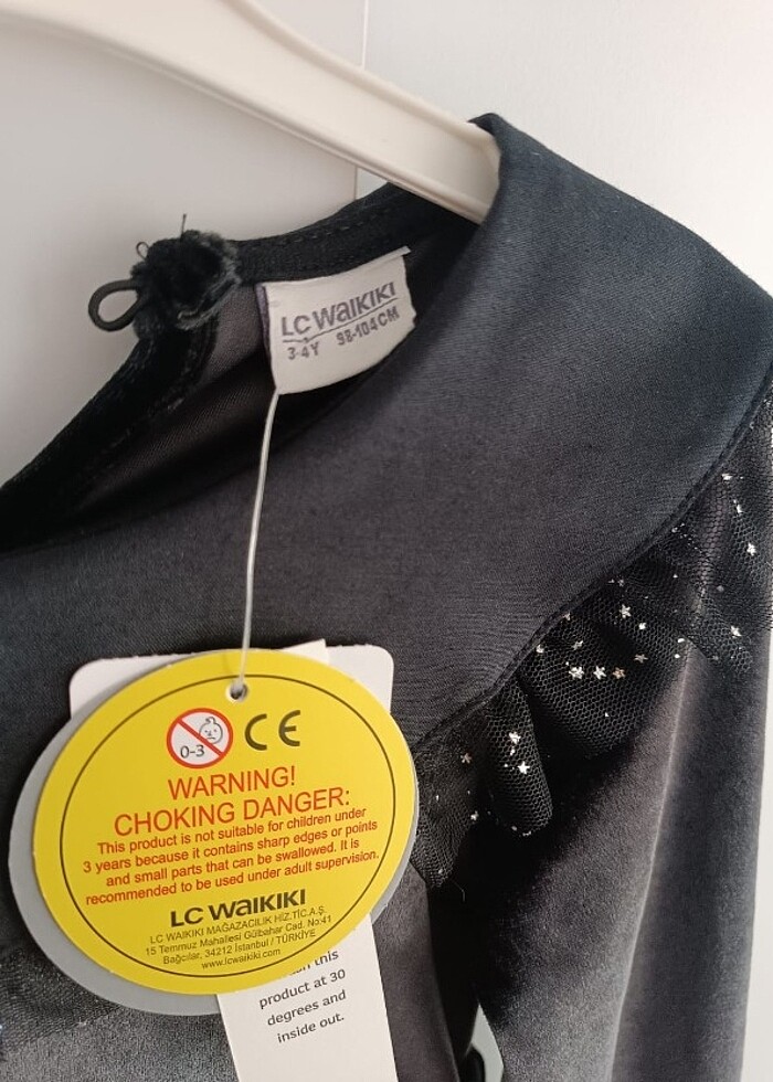 LCW KIDS-CADI KOSTÜMÜ-SİYAH-3-4 YAŞ - Görsel 4