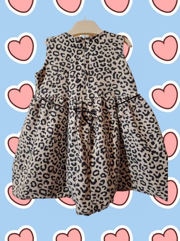 LEOPAR DESENLİ KIŞLIK ELBİSE-3 Y - Görsel 2