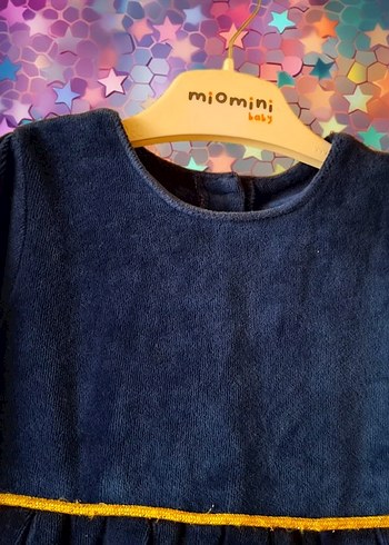 E-BEBEK MARKA-KADİFE ELBİSE-1 Y - Görsel 5