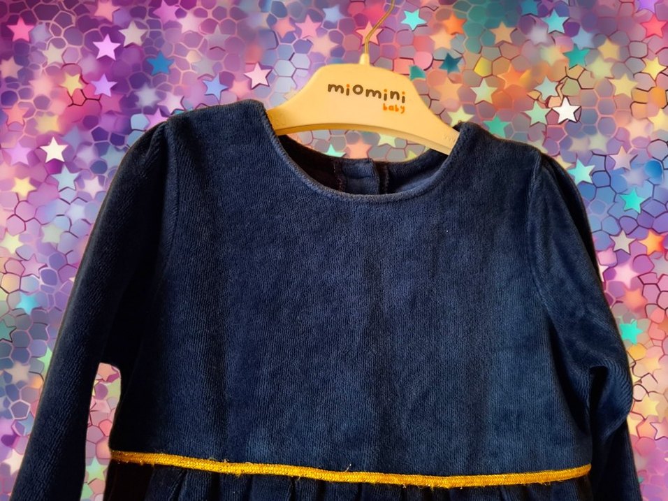 E-BEBEK MARKA-KADİFE ELBİSE-1 Y - Görsel 5