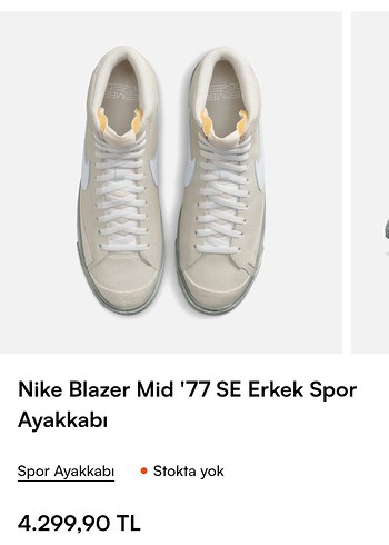 Nike Blazer Mid 77 Se Erkek Spor Ayakkabi